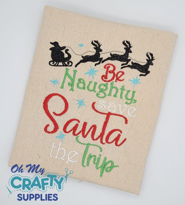 Be Naughty 1025 Embroidery Design Sale