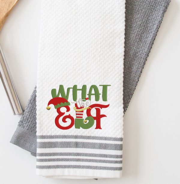 What the Elf 2020 Embroidery Design Supply