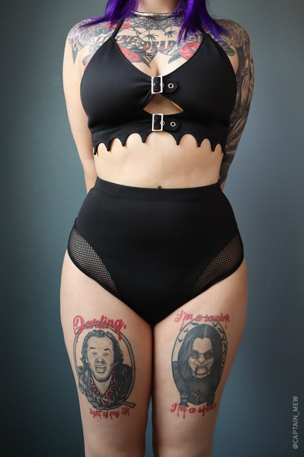 High Waisted Fishnet Bikini Bottoms For Discount - Image 3