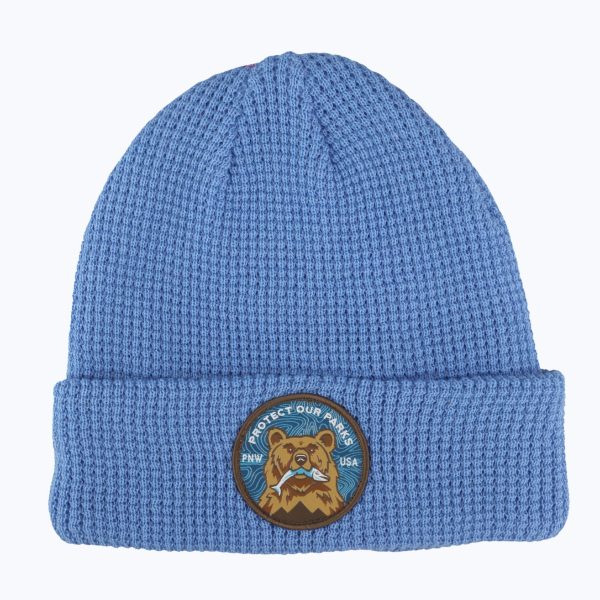 Protect Our Parks Bear Recycled Waffle Beanie Supply - Image 4
