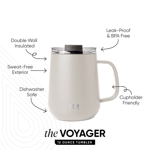 Voyager Coffee Mug with Handle - 12 oz Online Hot Sale - Image 2