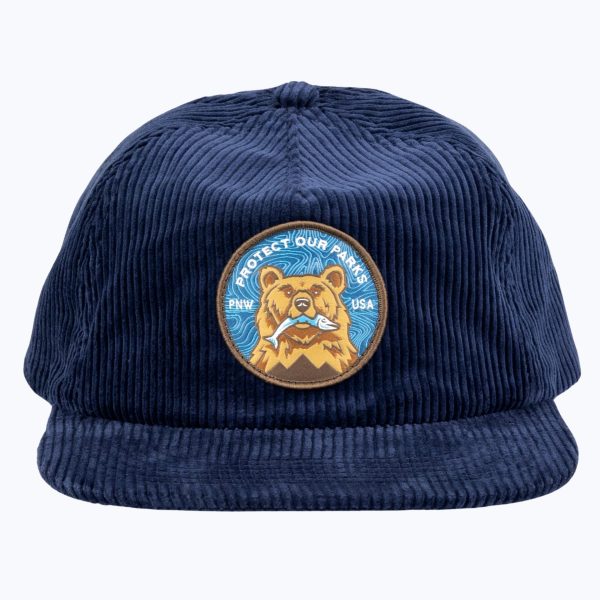Protect Our Parks Bear Corduroy Cap For Sale
